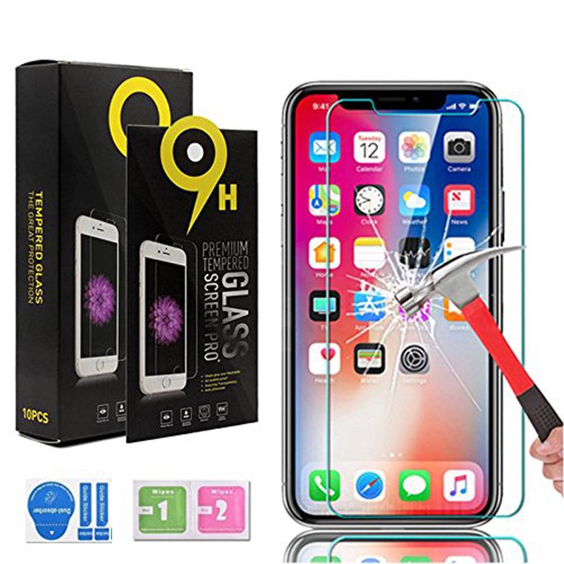 For IPhone XS Max XS Tempered Glass IPhone X 8 Plus Screen Protector For IPhone 7 6s Plus