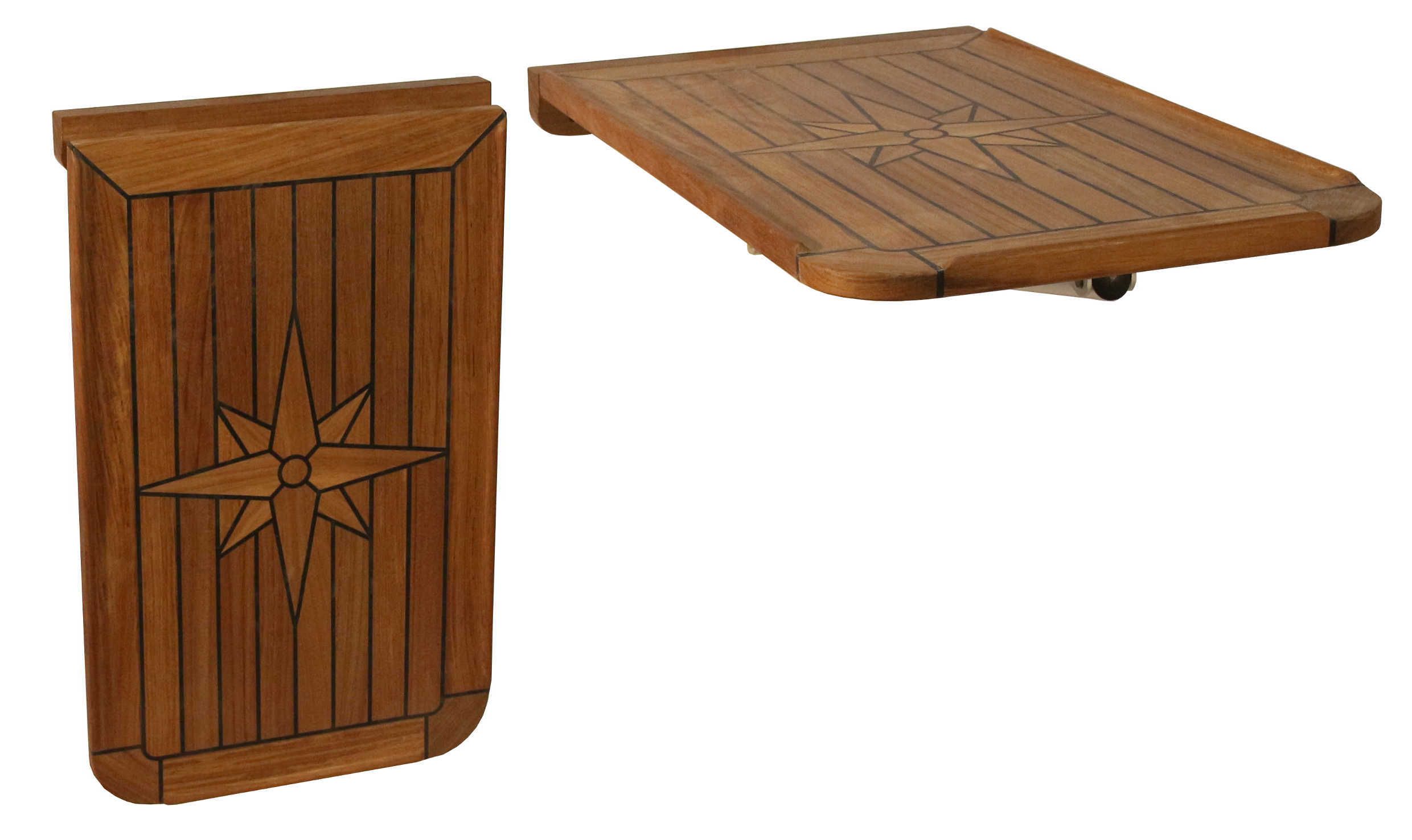Marine Boat RV Motorhome Teak Decking Table Nautic Star Balcony 2 Sizes
