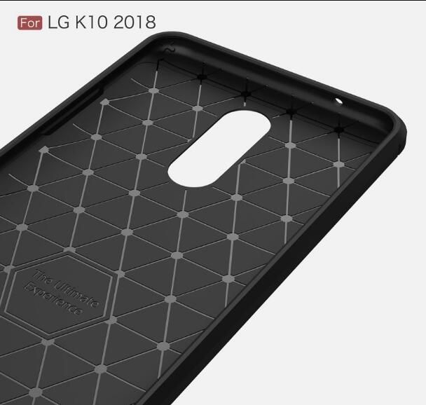 rush CarbonFiber Soft TPU Case For LG K10 