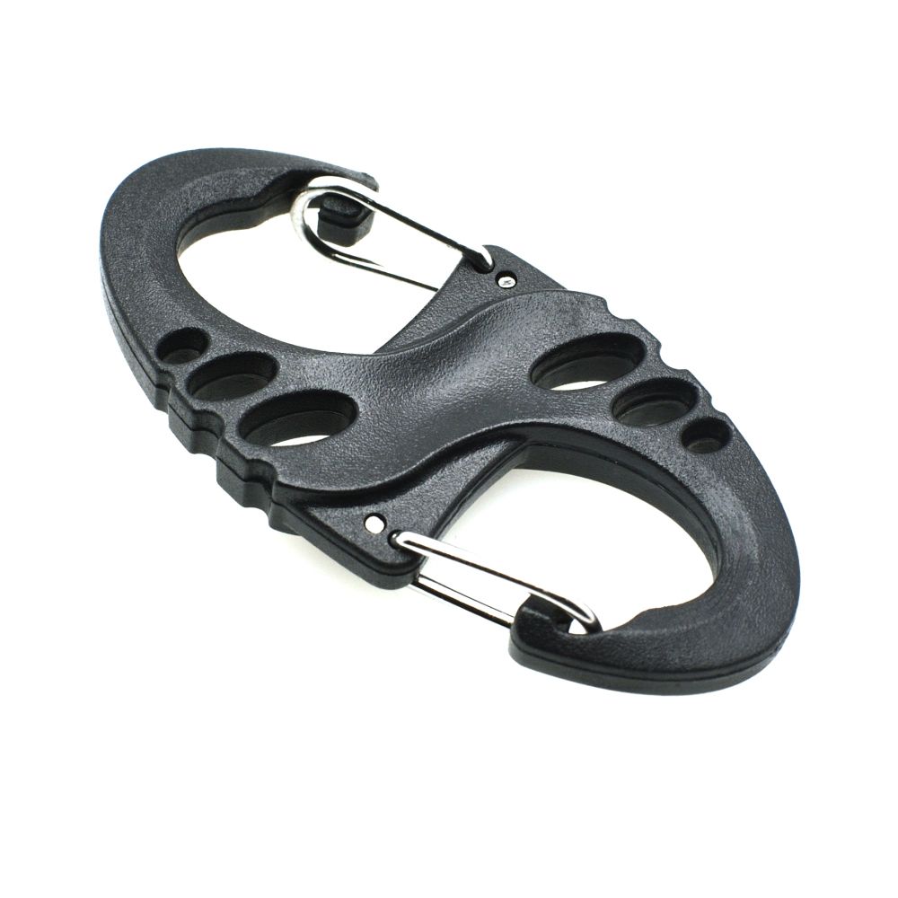 2021 S Biner Clip For Paracord Bracelet Carabiner 8 Shape Keychain