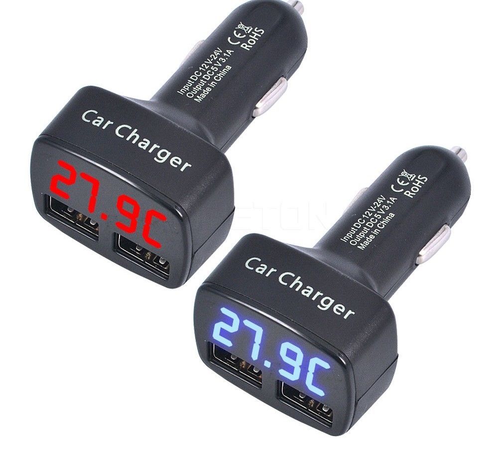 saipard lcd 2 ports usb power adapter saipard lcd 2 ports usb power adapter