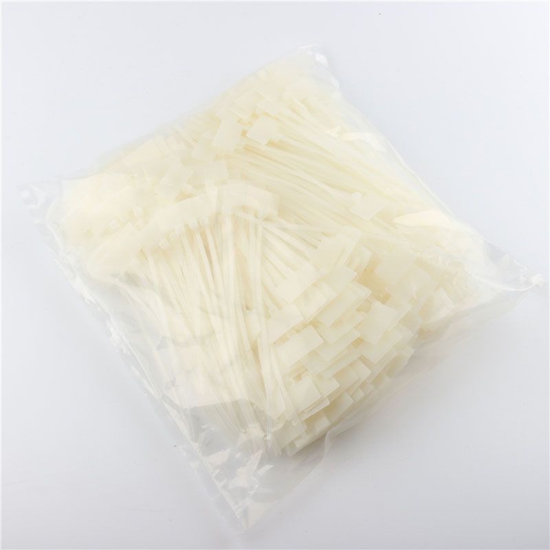 2021 3*100mm Nylon Cable Tie With Label Tag Buckle Cable Sign Label Holder Wholesale ZA6309 From ...