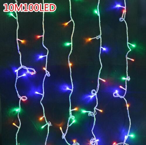 10M RGB LED String Light Christmas Lights Indoor Outdoor Xmas Tree 10M RGB LED String Light Christmas Lights Indoor Outdoor Xmas Tree Decoration 100 LEDs Waterproof Holiday Garland Fairy Lights Paper Lantern String Lights ... - 10M RGB LED String Light Christmas Lights Indoor Outdoor Xmas Tree