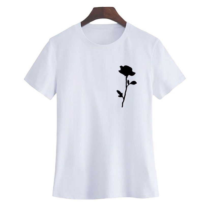 rose pocket t shirt