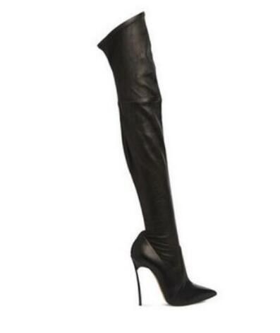 long elastic boots