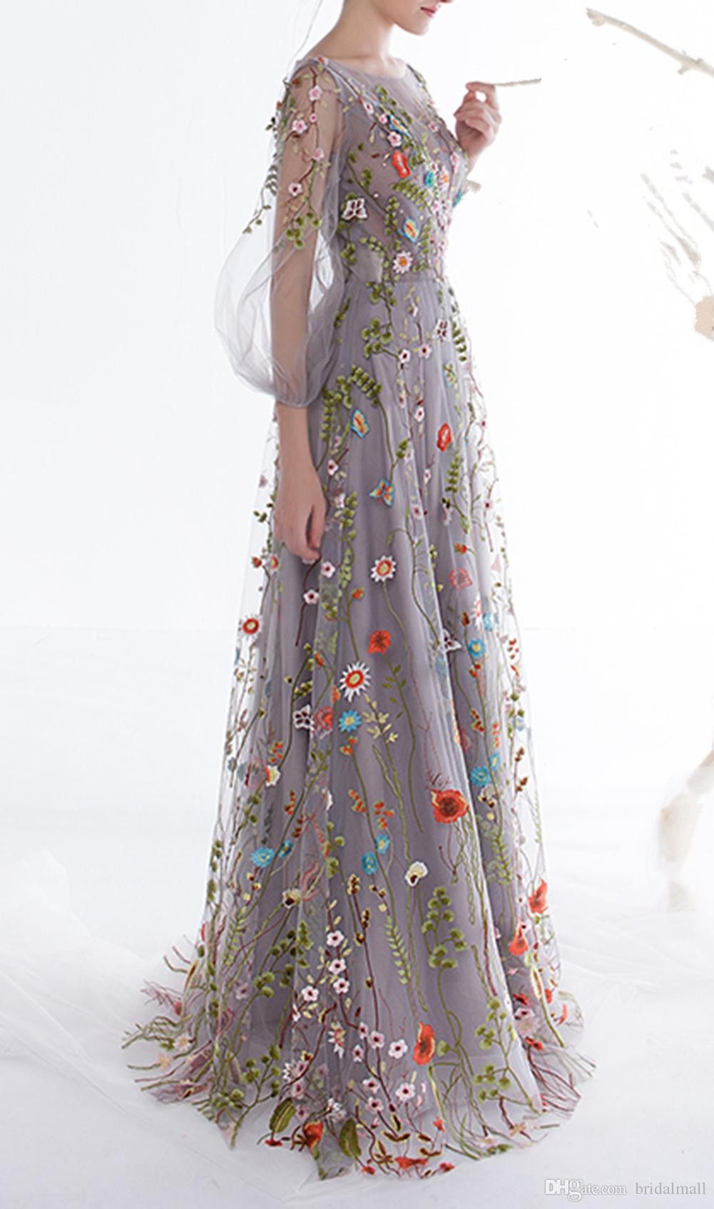 floral party gowns