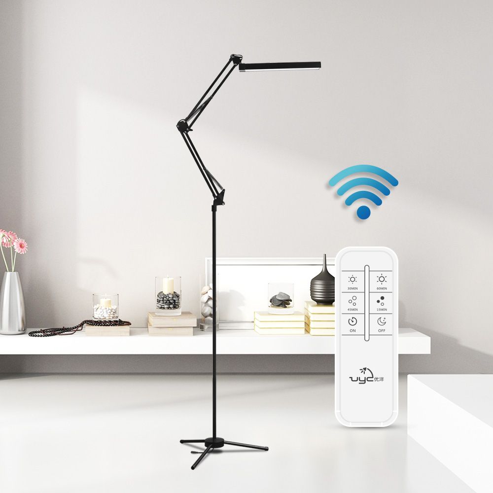 Cuidado Para Táctil Ajustable Remoto De Los Moderno Lámparas Pie Led Regulable Control Diseño Lectura Interruptor Ojos K1JlFTc