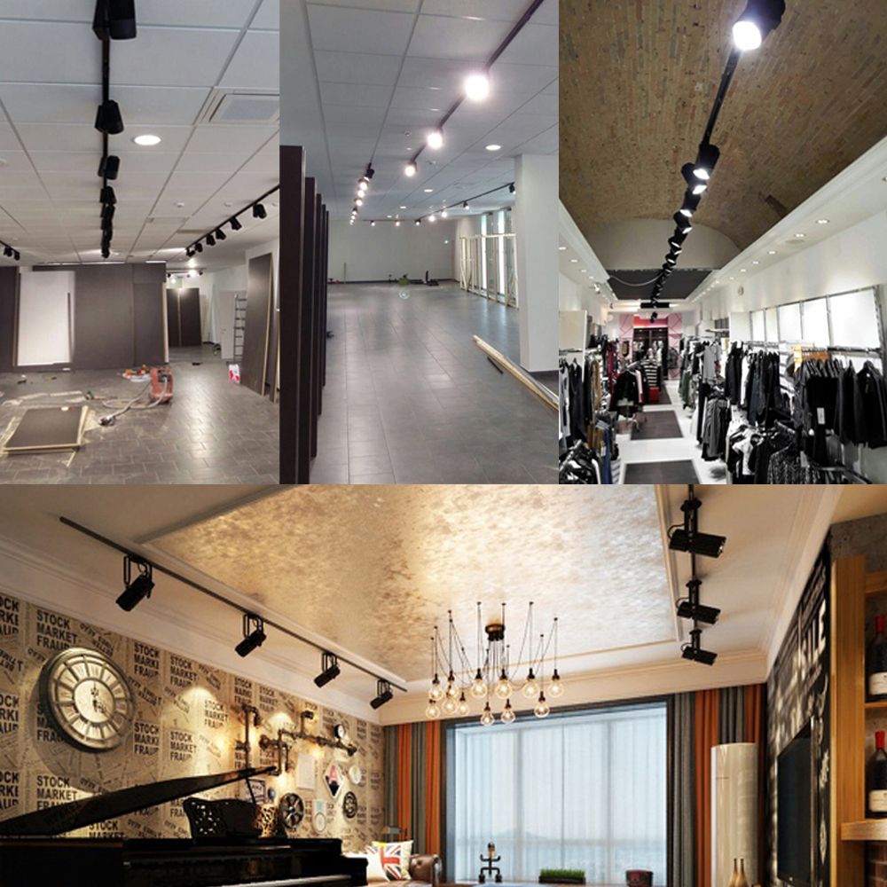 Best Quality LED Track Rail Light Rail 1 Meter 2 3 4 Wire Spot Rail