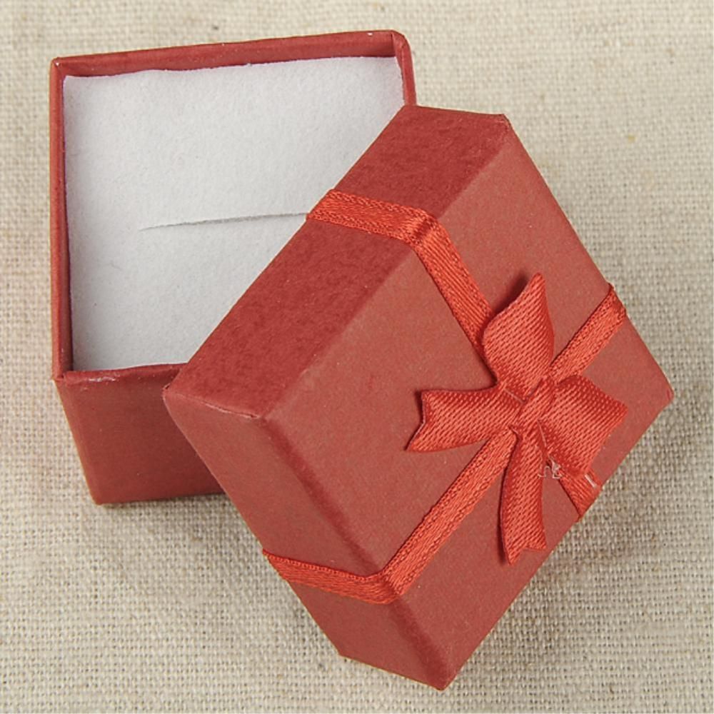 Delicato le donne braccialetto gioielli collana orecchino regalo regalo bowknot quadrato quadrato pacchetto quadrato vendita calda