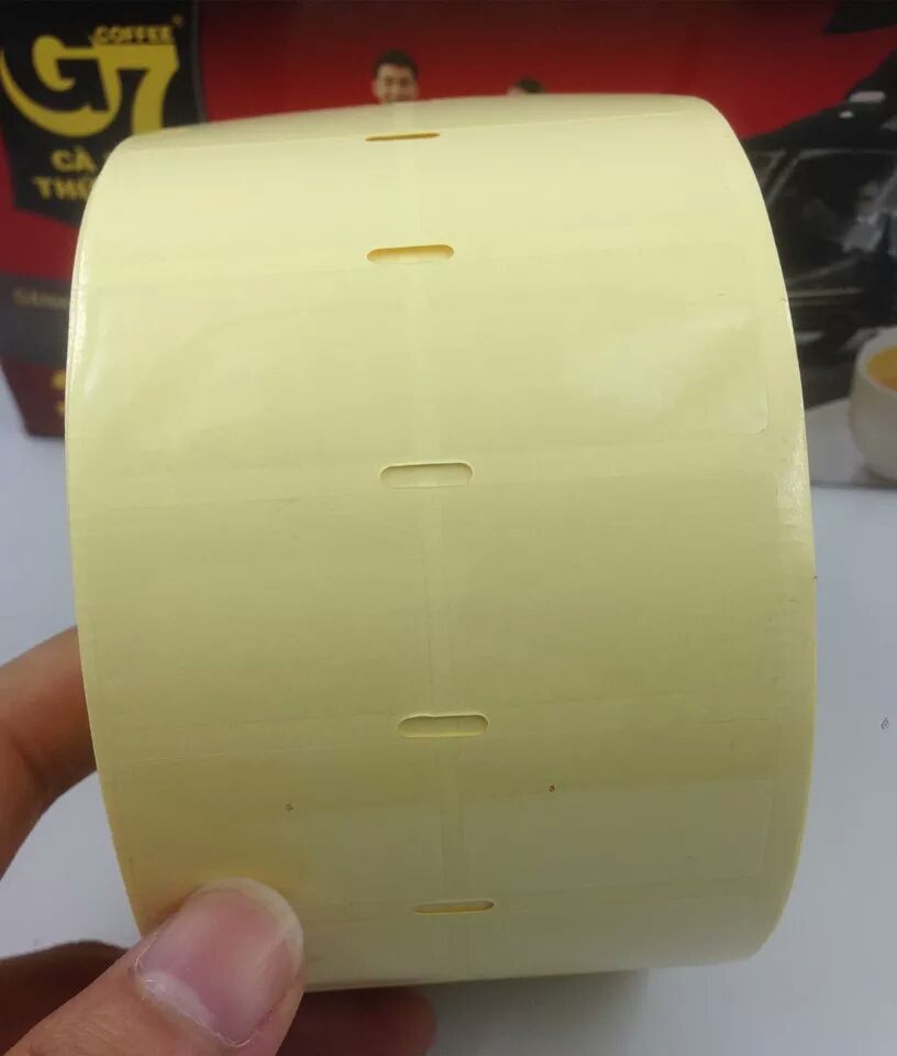 transparent sticker roll