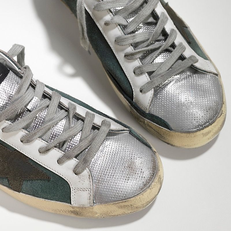 Italy Brand Shoes Genuine Sneakers Super Star In Camoscio