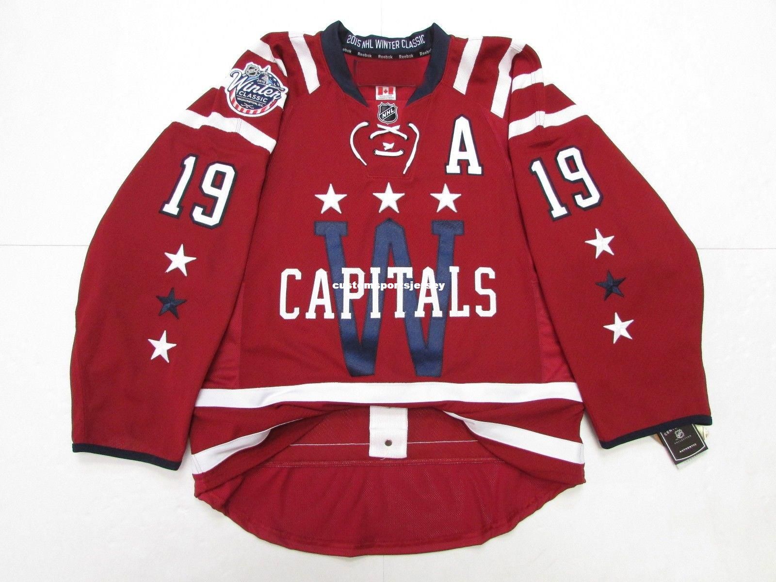 2019 Cheap Custom Nicklas Backstrom WASHINGTON CAPITALS 2015 WINTER