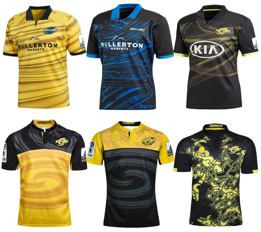 2021 2018 2019 New Zealand Club Rugby Jerseys Hurricanes Home Away