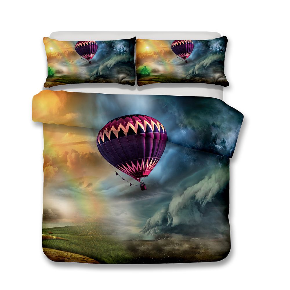 Whole Hot Air Balloon Storm 3d Bedding Sets Adventurer Duvet Whole Hot Air Balloon Storm 3d Bedding Sets Adventurer Duvet Covers Pillow Case Queen Size All Comforter King Set From