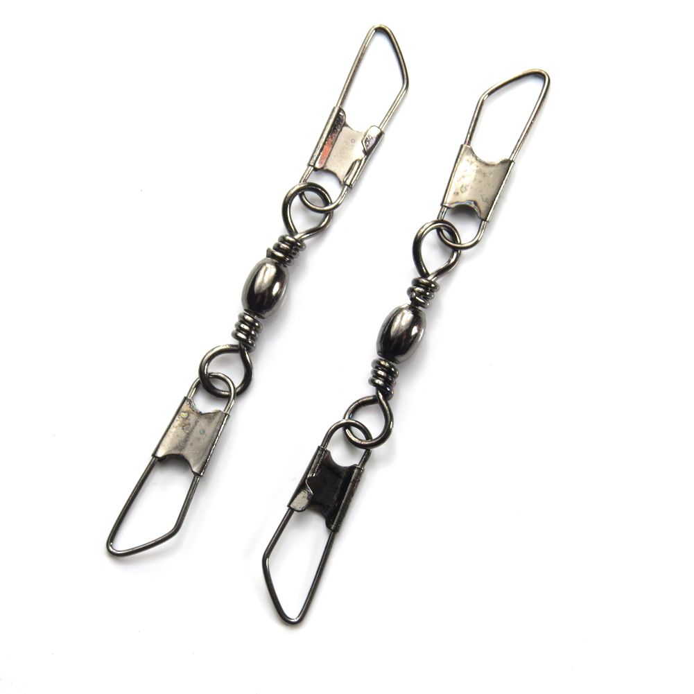 2020 INFOF Big Size Fishing Swivels Barrel Swivels With Double Safety