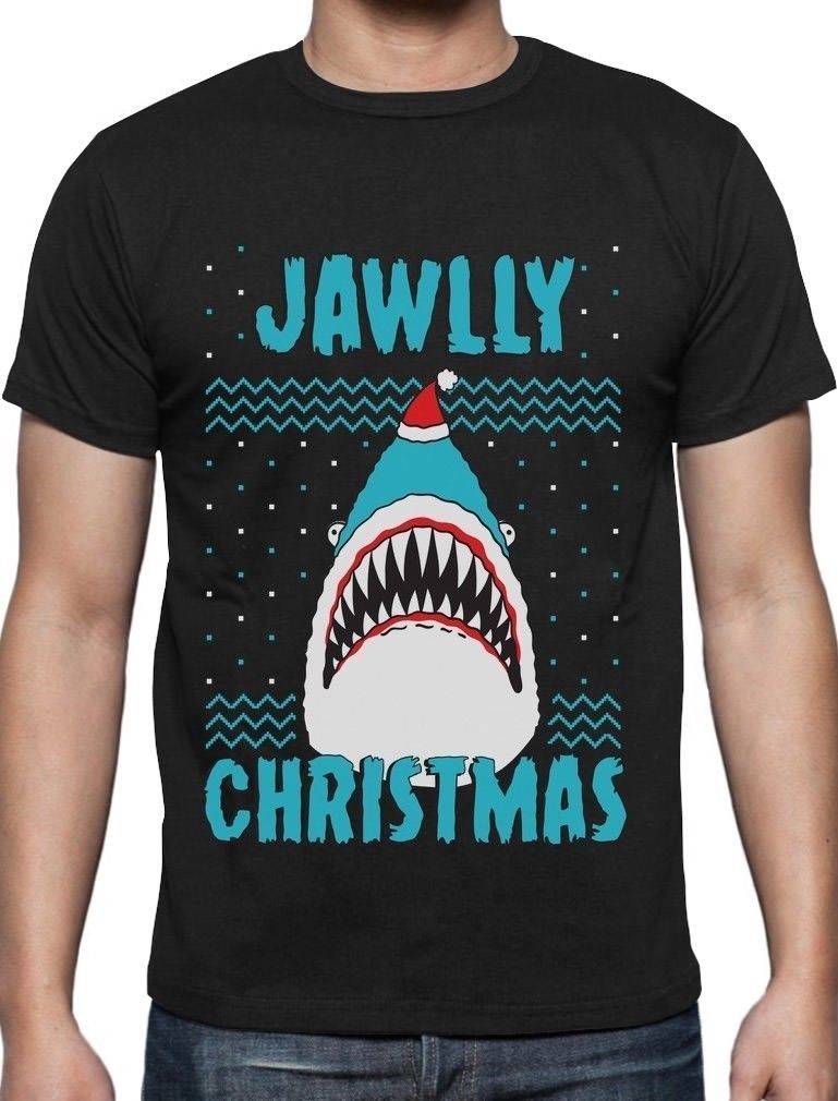 jawlly christmas ugly christmas sweater for xmas party shark t shirt pug ugly christmas sweater