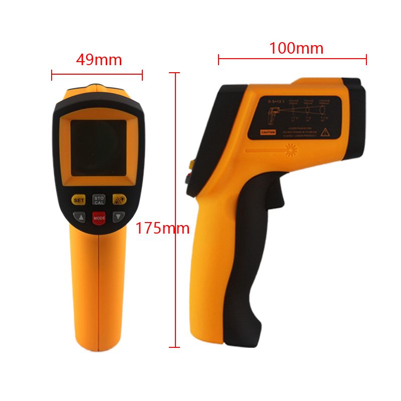 2021 GM900 Digital Infrared Thermometer IR Laser Temperature Meter Non