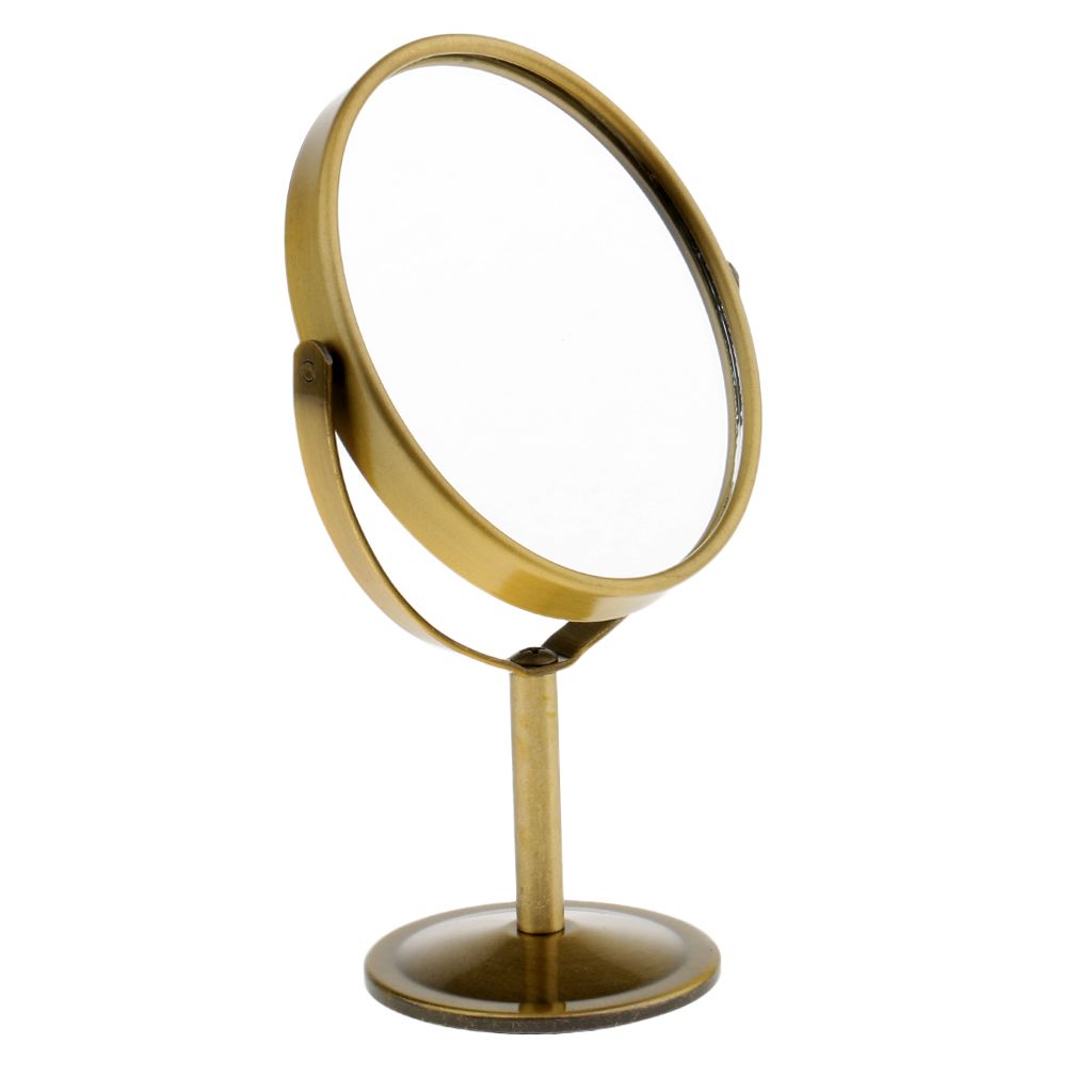 3in Mini Dual Side Normal Magnifying Oval Stand Makeup Table Mirror 3in Mini Dual Side Normal Magnifying Oval Stand Makeup Table Mirror Desktop Revolving Round Double Sided Large Bathroom Mirrors