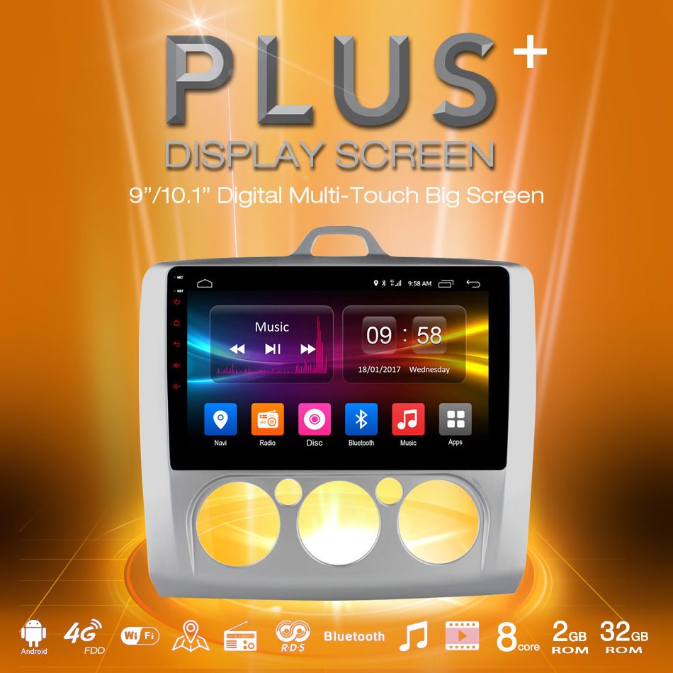 2018 9 Inch Android Octa Core DDR3 32G FDD 4G Car DVD GPS Radio Head Unit For Ford Focus 2007 2011Manual AC#3902 From Chinafeeldo, $497.29 | DHgate.Com
