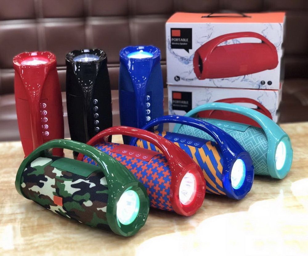 2019 TG136 Bluetooth Speaker With LED Flash Light & Handle Mini