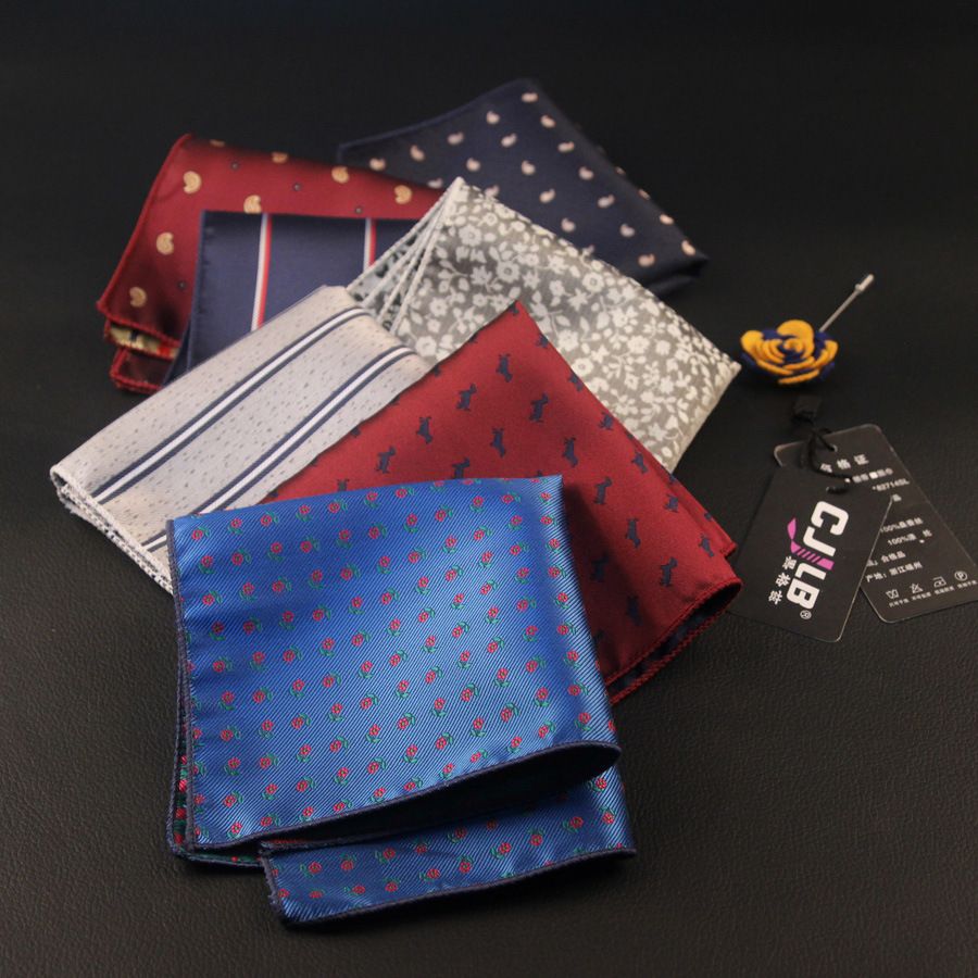 /Men 'S Business Suit Pocket Squares Printed Striped Handkerchief 1200