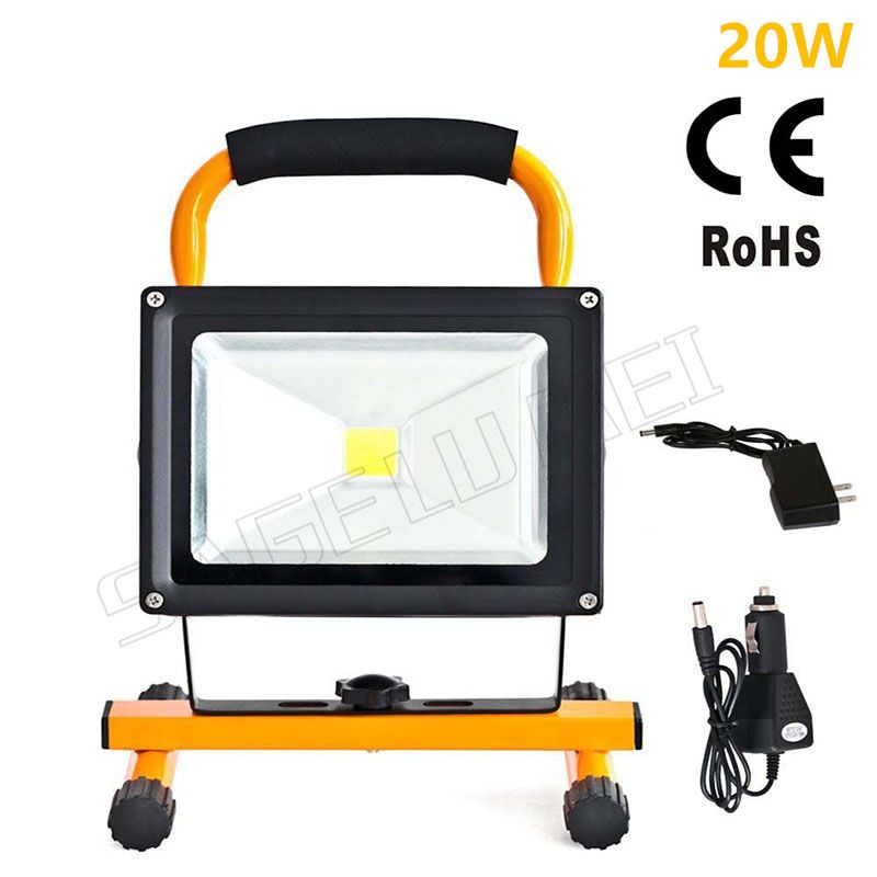 20w Waterproof Outdoor Led Flood Lighting Rechargeable Emergency 20w Waterproof Outdoor Led Flood Lighting Rechargeable Emergency Lamp Portable Spotlight Battery Powered Spot Glass Candle Lanterns Paper Lantern