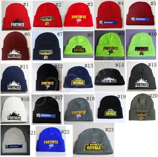 fortnite knit hats cap royale beanie winter warm skull cap fedora