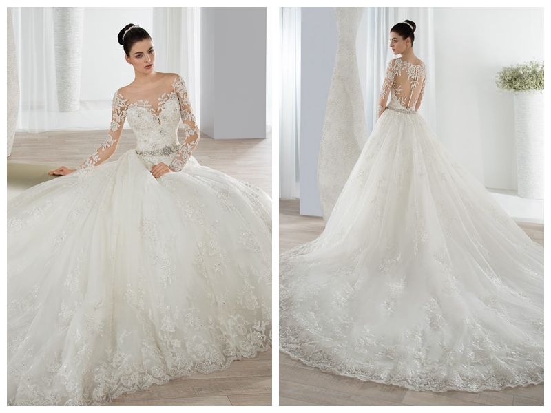 compre 2018 vestidos de novia robe de mari demetrios 648 sheer