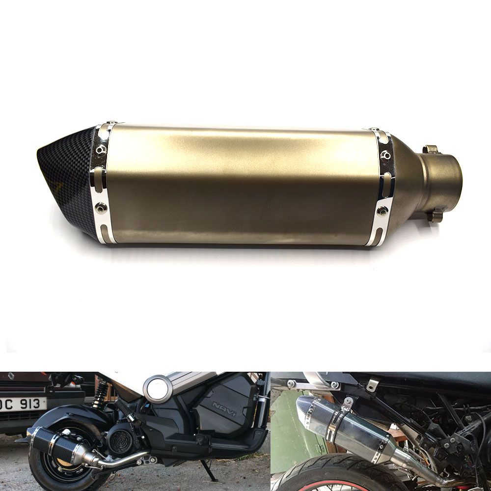 Compre Para A Motocicleta Tubo De Escape Silenciador Escape