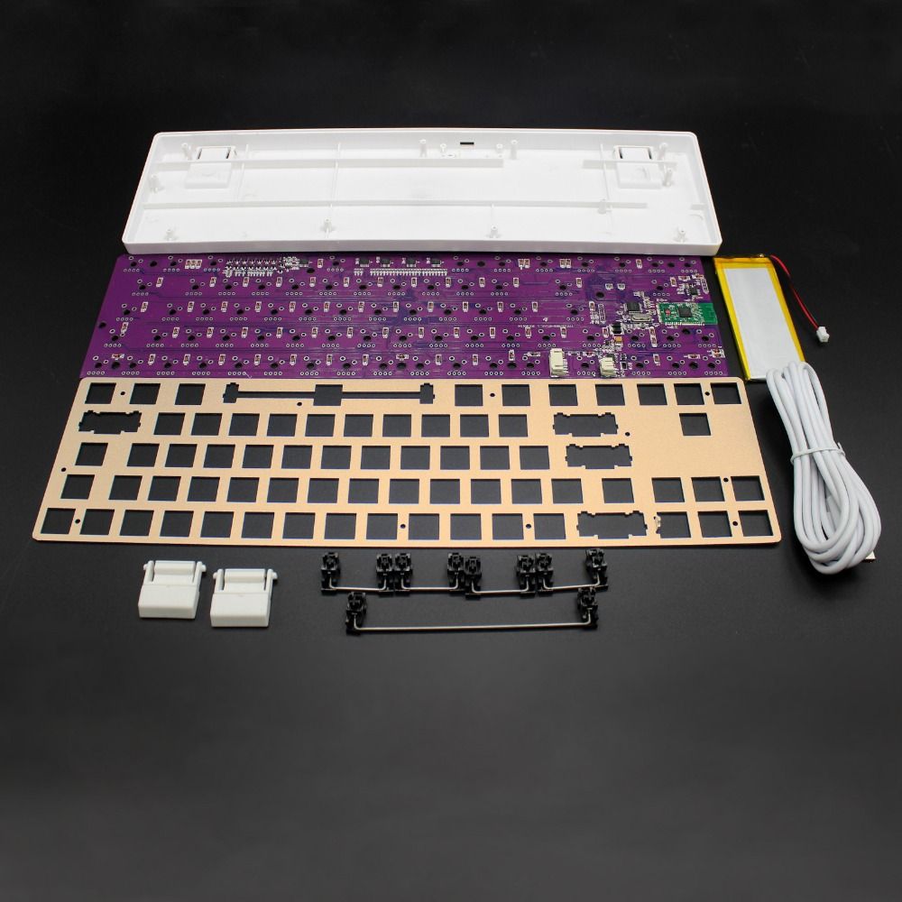 71 diy mechanical keyboard kit customized rgb bluetooth wired pcb