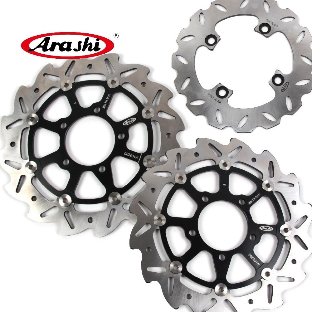 2019 Arashi For Kawasaki Ninja Zx6r 636 2005 2006 Front Rear Brake