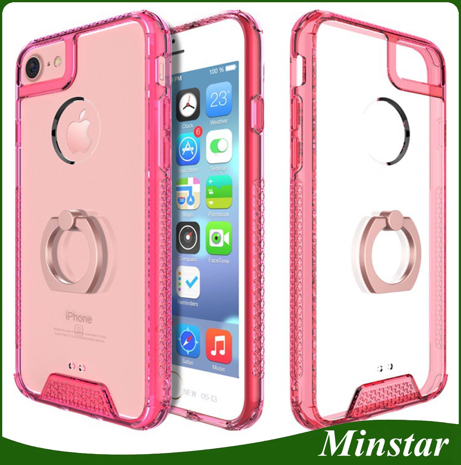 For Oppo R9 Plus F1 R9s Plus F3 X7 Plus Circle Ring Holder For Oppo R9 Plus F1 R9s Plus F3 X7 Plus Circle Ring Holder Kickstand Phone Case Tpu Bumper Clear Hard Acrylic Protective Cover Best Phone Cases Buy Cell