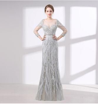 Silver Evening Dresses