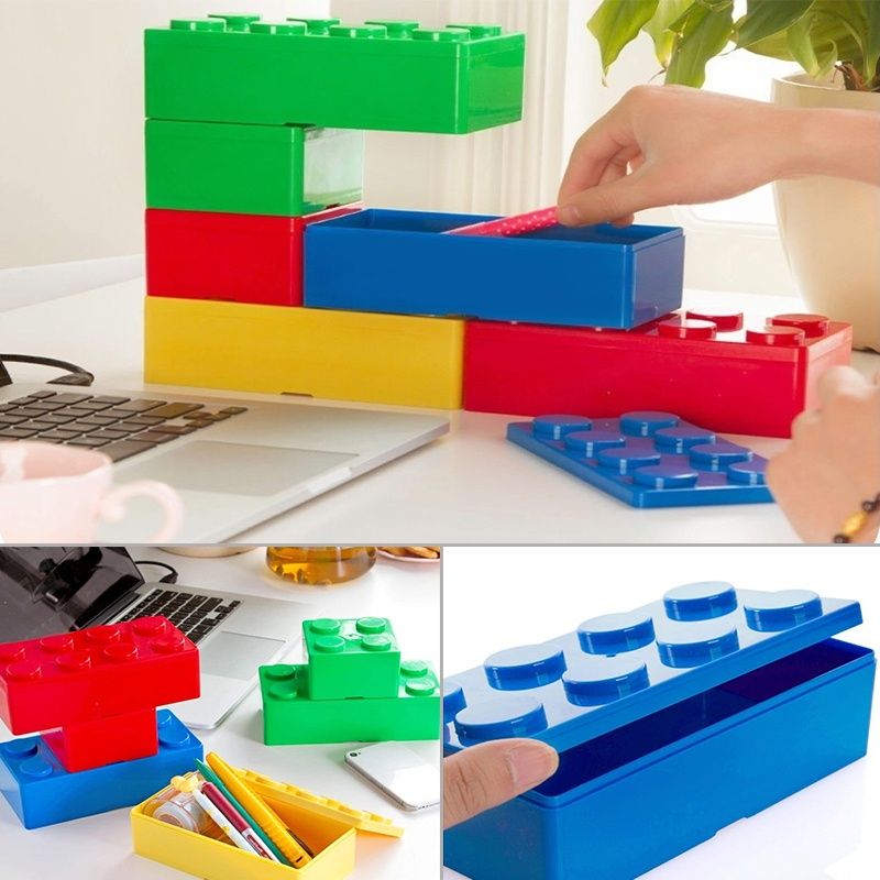 Building Blocks Storage Box Pencil Case Block Modeling Building Blocks Storage Box Pencil Case Block Modeling Finishing Office Stationery For Kids Gift Uk 2019 From Starch 23 25 Dhgate