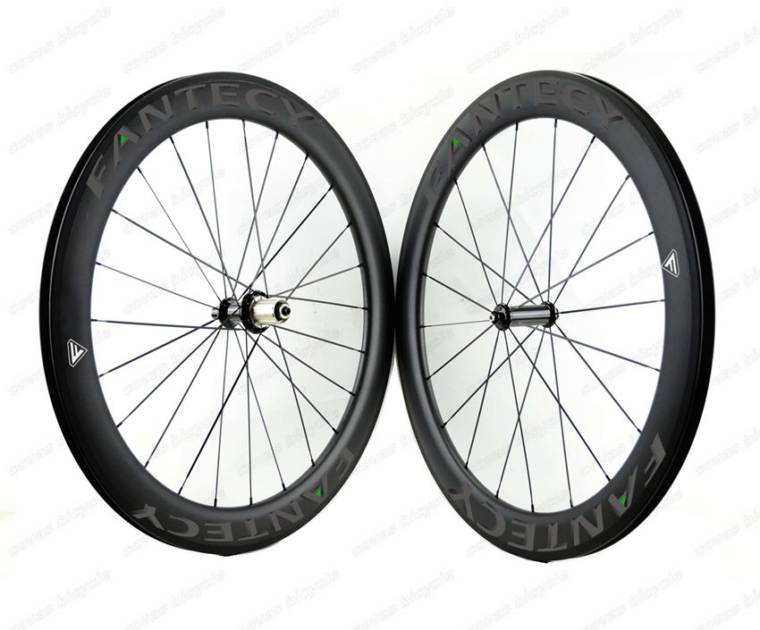 56mm Sapim Carbon Clincher Road Front Wheel 700C U shape Bike Powerway R13 Rim