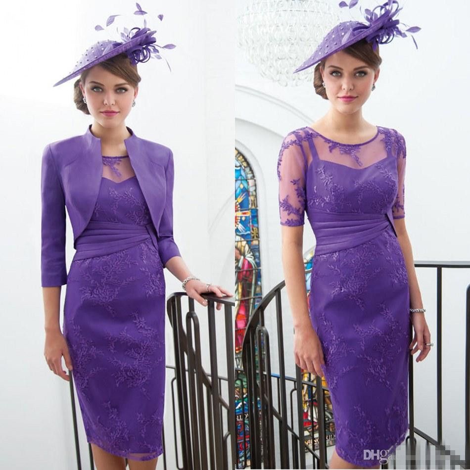 purple mother of the bride dresses