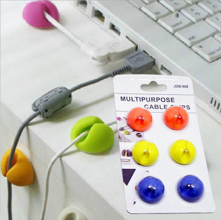2018 Universal Desk Wire Organizer Usb Charger Cord Holder Earphone 2018 Universal Desk Wire Organizer Usb Charger Cord Holder Earphone Cable Winder Pen Clip Rubber Material Protector From Pleasanttrade
