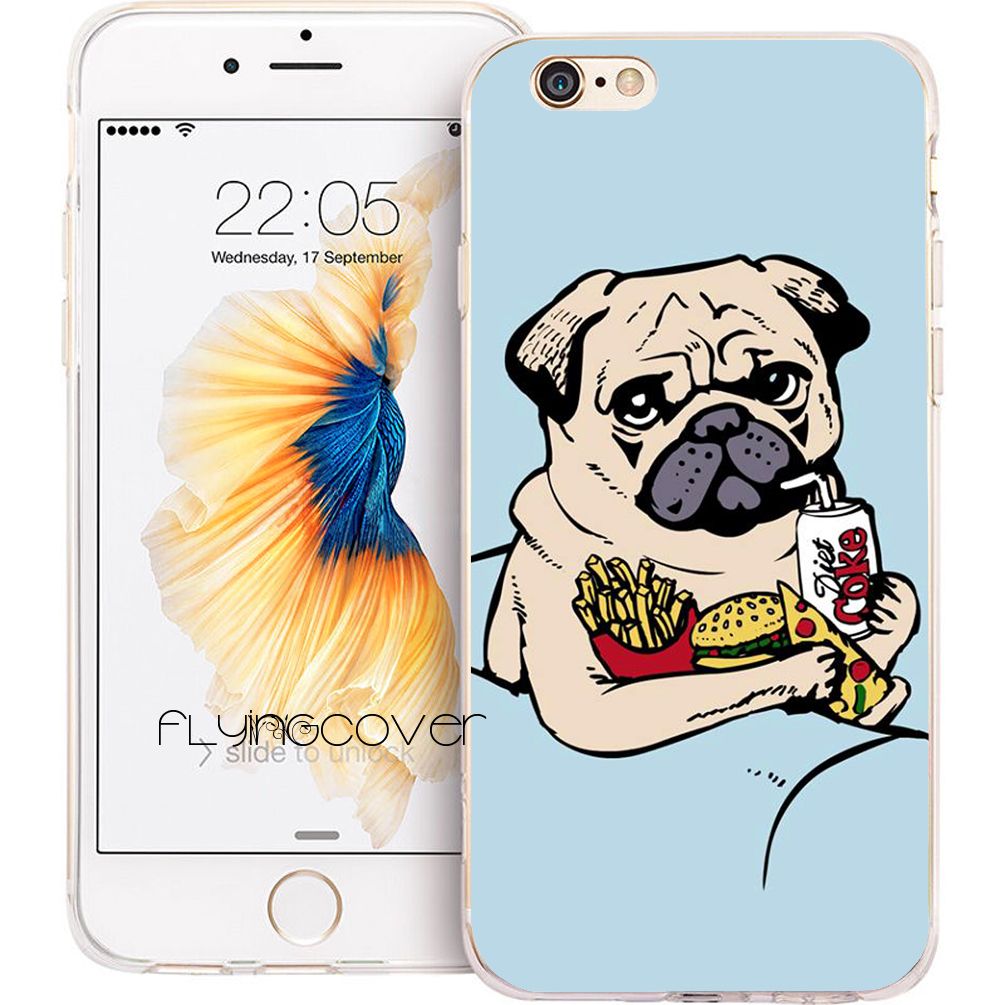 coque iphone 8 plus pug