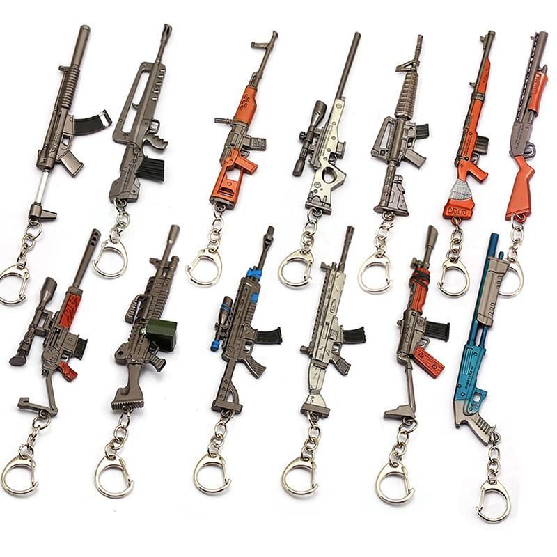 2019 Fort Nite Gun Keychain Toy Battle Metal Action Figure From Scar - 2019 fort nite gun keychain toy battle metal action figure from scar rifle fortnite weapon pickaxe keychain 12 13cm kids toys from teem 2 92 dhgate com