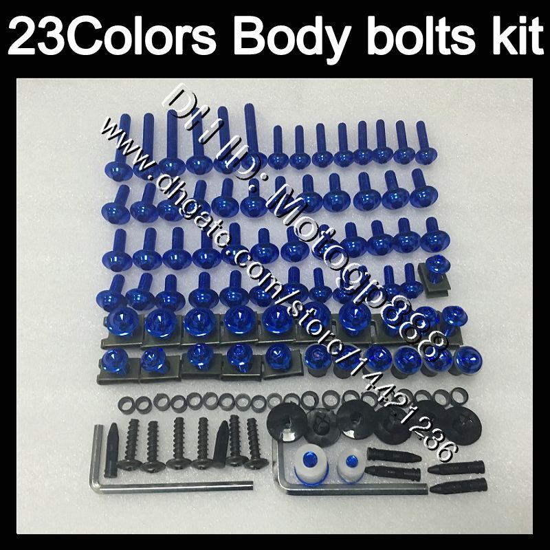 Kit Vis Complet Pour Vis De Carénage Pour Kawasaki Ninja Zx11r 93 94 95 96 Zx 11r Zx11 Zzr1100 97 98 99 00 01 Corps Ecrous Vis Kit écrou 23colors