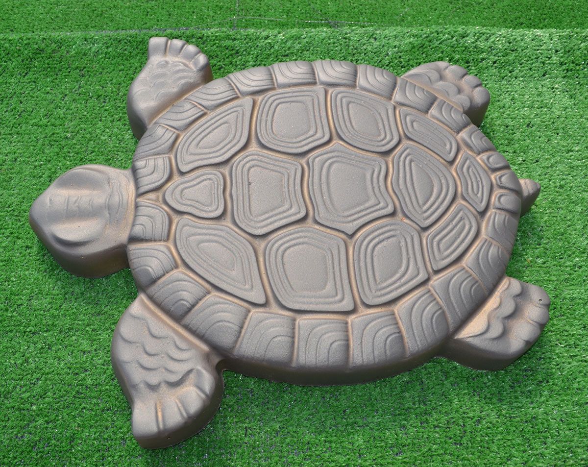 Turtle Stepping Stone Mold Concrete Cement Mould Abs Tortoise For Garden Path Walking Maker Brick Diy Decor