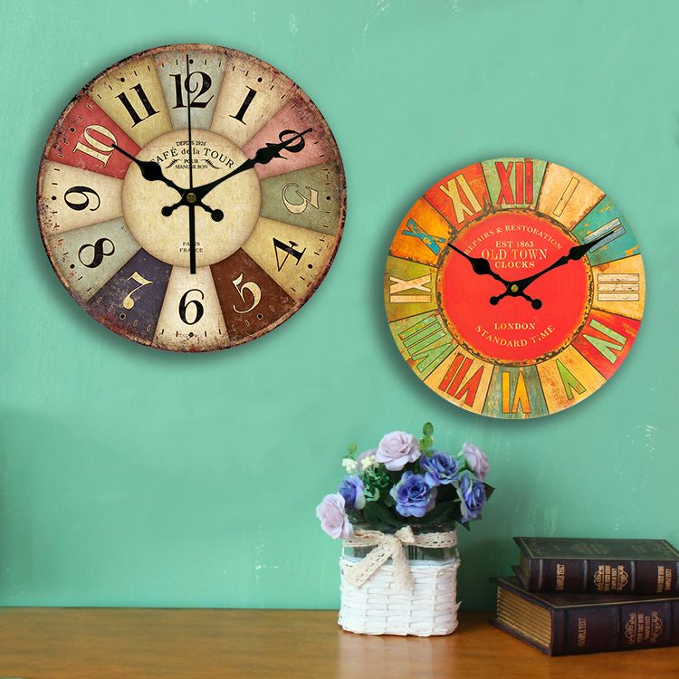 Fashion 12 Retro Wooden Antique Wall Clocks Stickers Home Decor Bedroom Decoration Mirror Wallpaper Household Craft Suppiles - Large Wooden Antique Wall Clocks Fashion 12 Retro Wooden Antique Wall Clocks Stickers Home Decor Bedroom Decoration Mirror Wallpaper Household Craft Suppiles - Large Wooden Antique Wall Clocks