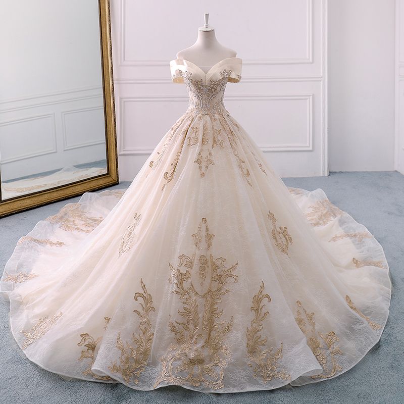 Real Picture 2018 Wedding Dress Cap Sleeve Corset Fall Winter Lace