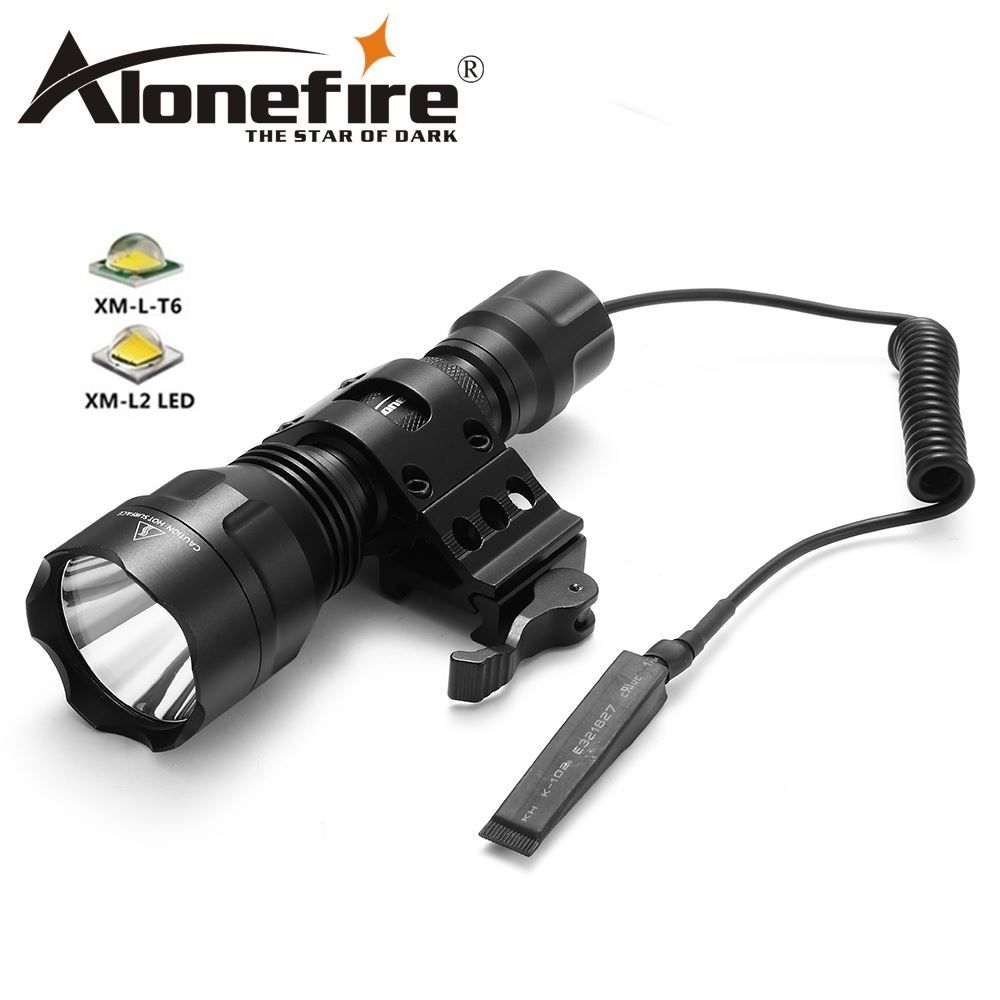 Alonefire Lampe Cree Lumière Xml Flash Camp Bike Portable 18650 Torche Light Flashlight C8s Chasse Tactical T6 Puissant A534RjL