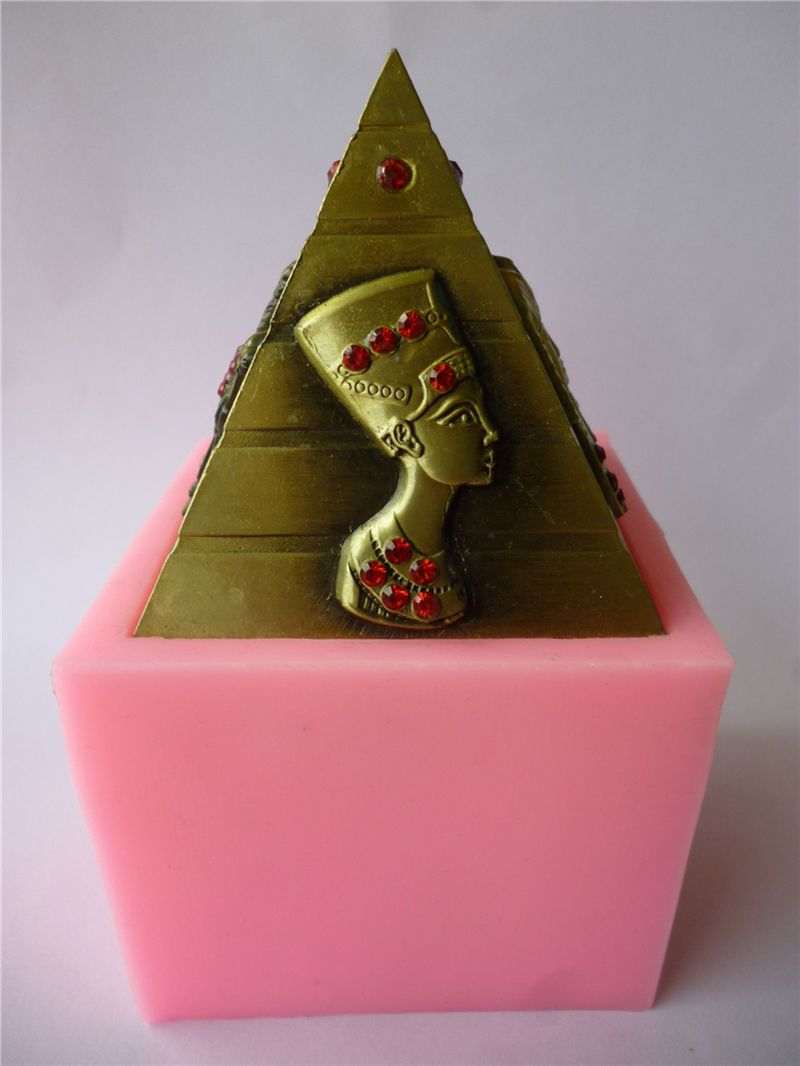 2021 Egyptian Pyramids Silicone Fondant Cake Mold Silicone Mold