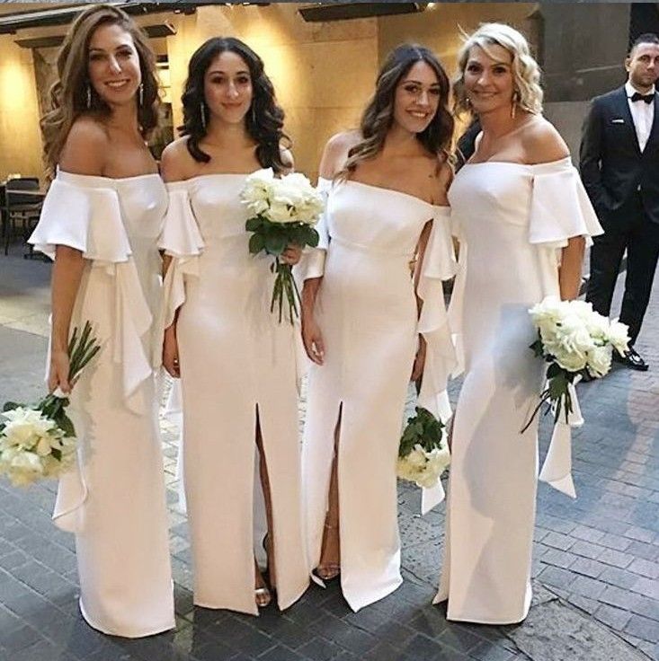 vestido branco para madrinha de casamento