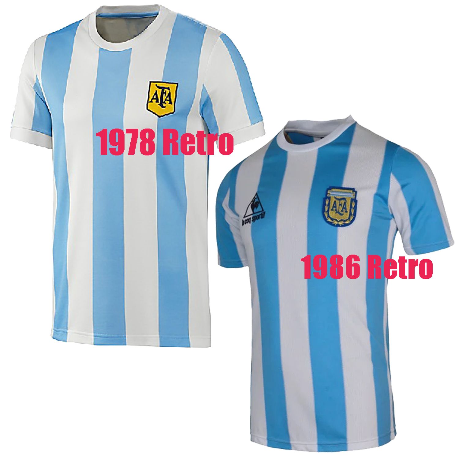 argentina 1986 retro home soccer jersey