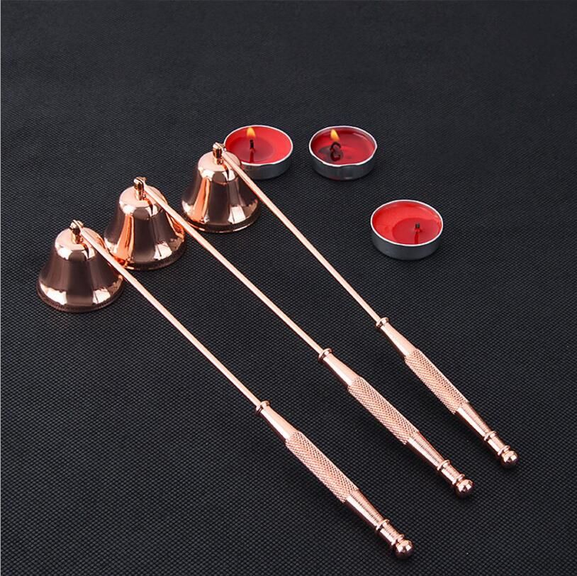 2019 Bell Shaped Candle Snuffer Stainless Steel Long Handle Candles