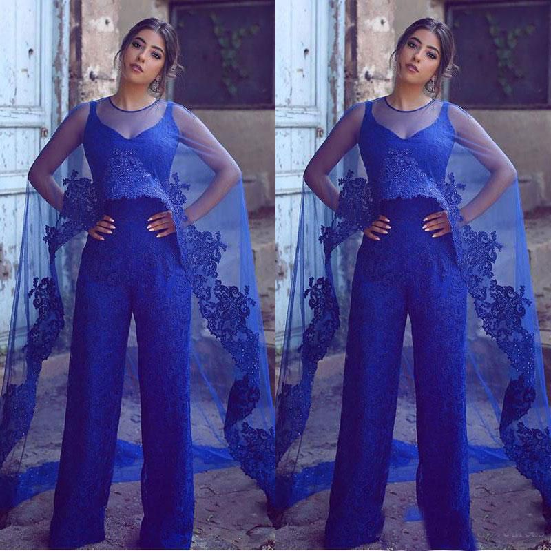 royal blue dressy jumpsuit