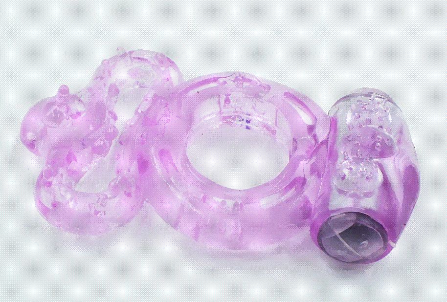 Ring Vibration Sex Toys Jelly Vibrating Sex Adult